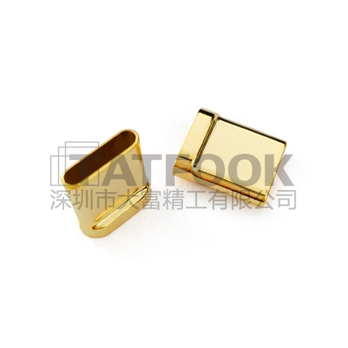 土豪金Type-C無縫拉伸外殼 USB3.1數(shù)據(jù)線鐵殼原始圖片3