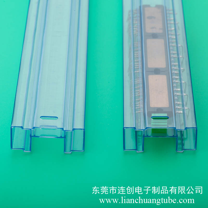 光潔透明包裝用變壓器包裝管 12年生產經驗pvc包裝方管