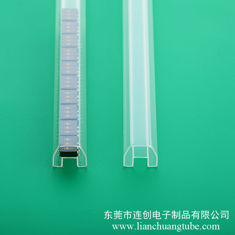 價格實惠可沖孔PS開關(guān)包裝管量大從優(yōu)開關(guān)電源三極管包裝管