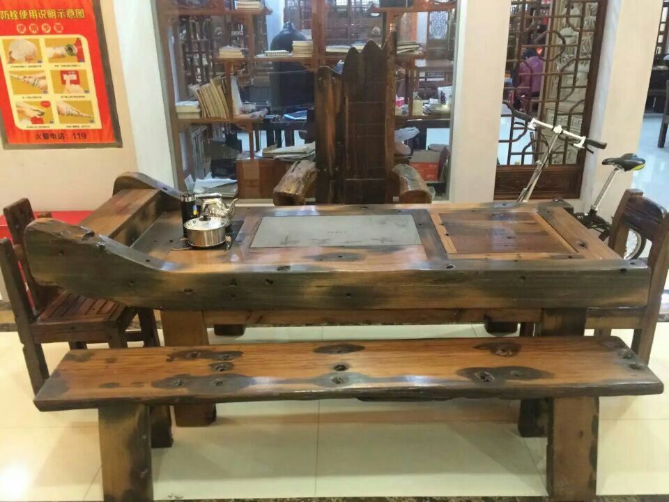 中山哪里有供應劃算的老船木家具_河源老船木家具