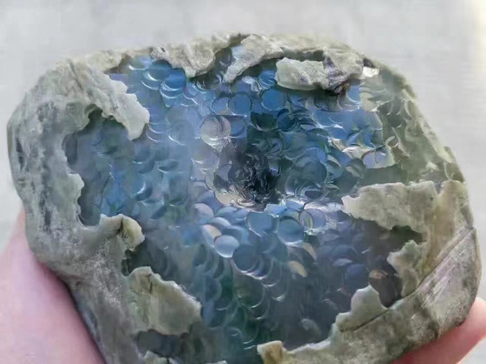 供應(yīng)鑫劦飛翡翠賭石OX201翡翠原石，高冰飄花賭石毛料