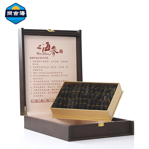 煙臺(tái)尚古海純無(wú)鹽野生海參禮盒500g 水產(chǎn)干貨批發(fā) 營(yíng)養(yǎng)價(jià)值豐富 商務(wù)禮品