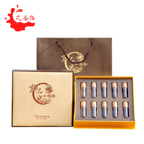 龍圣怡精品大連速發(fā)海參禮盒10只裝 野生海參 8小時(shí)快速泡發(fā) 食用方便送家人