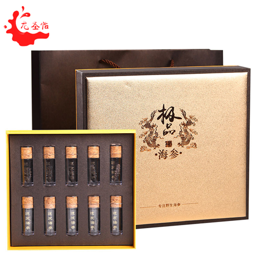 龍圣怡精品大連速發(fā)海參禮盒10只裝 野生海參 8小時快速泡發(fā) 食用方便送家人原始圖片2