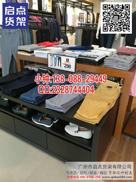 KM匹配設(shè)計(jì)出更適合當(dāng)?shù)氐陌嫘?KM服裝貨架,柒牌男裝貨架,太平鳥(niǎo)服裝貨架原始圖片3