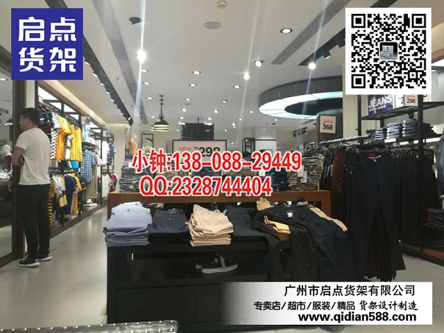 快時尚商務(wù)服裝貨架是由哪里研發(fā)與生產(chǎn)?KM男裝貨架原始圖片3