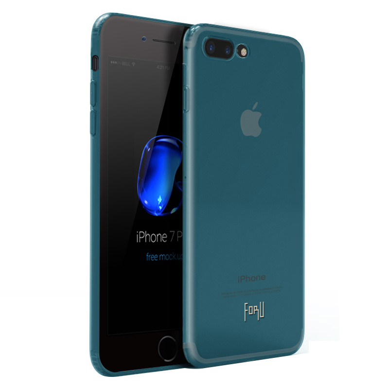 賦鈺Foru iphone7手機殼磨砂半透明保護套 硅膠全包防摔輕薄軟殼