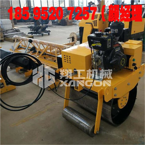 手推小單輪壓路機   小碾子