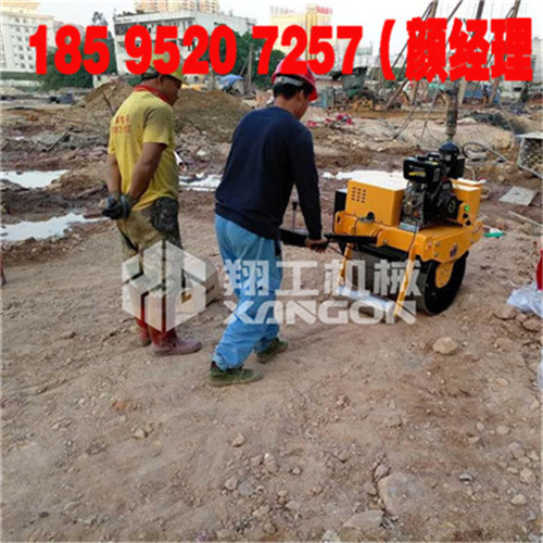 手推小單輪壓路機   小碾子原始圖片2