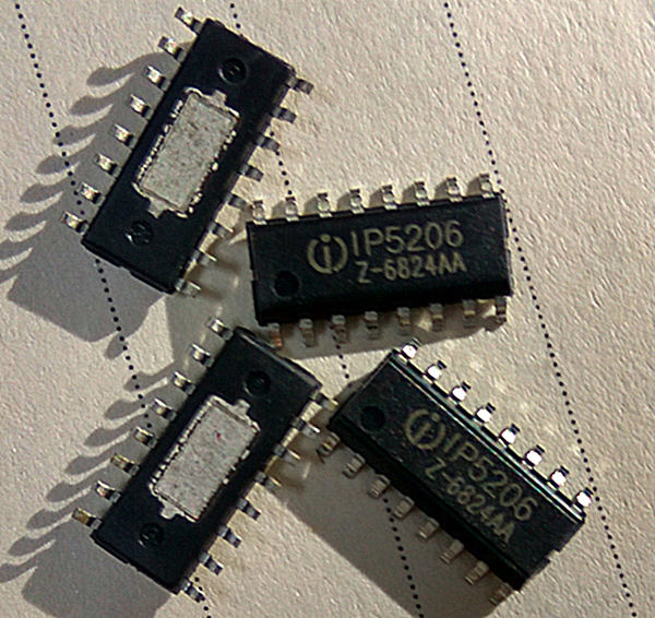 至為芯科技IP5108E1A充電2A放電移動(dòng)電源IC