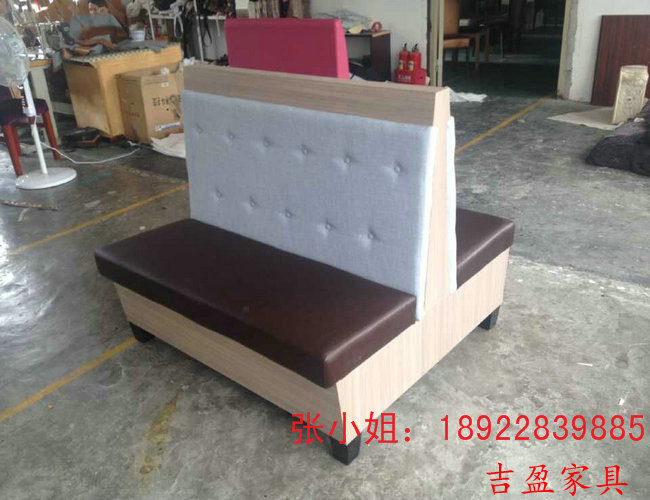深圳龍崗西餐廳卡座，咖啡廳卡座定做廠家原始圖片2