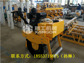 小型單輪壓路機 壓溝槽實用的小型壓路機 手扶式壓路機批發價格
