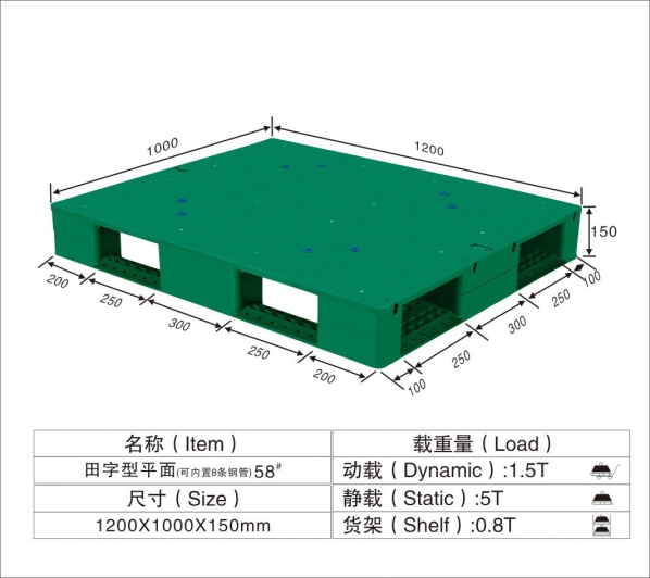揭陽(yáng)塑料棧板直銷