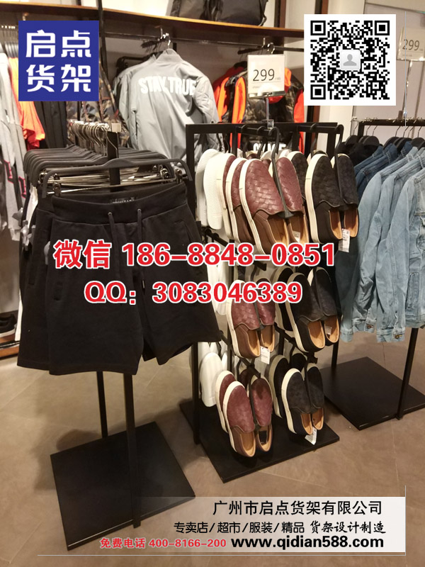 襯衫展示架,馬克華菲商務(wù)西裝貨架原始圖片2