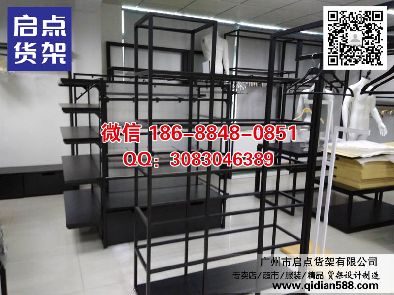 罗蒙男装货架, 盖璞货架 KM服装货架布置图