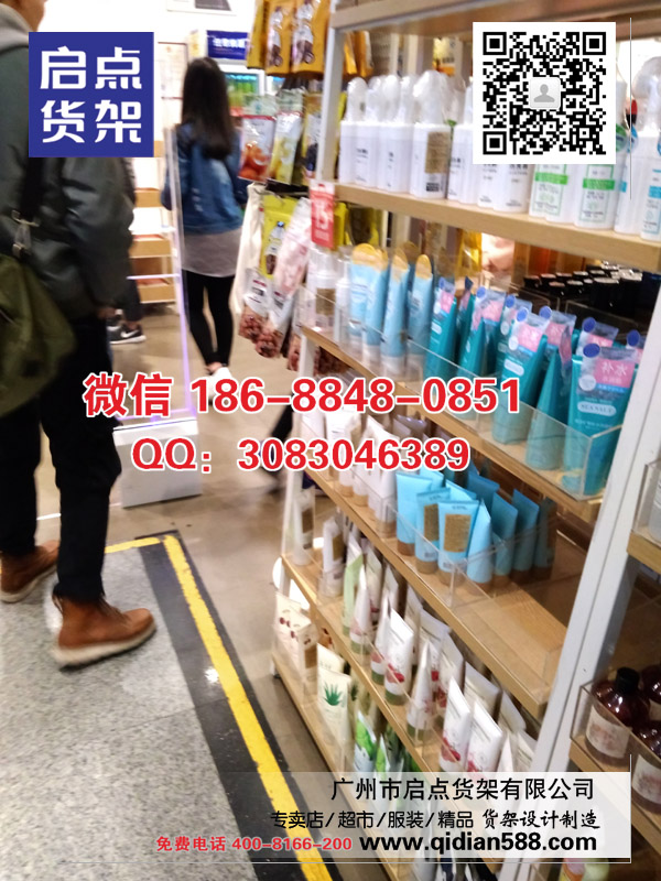 名創優品貨架,飾品展示架,三福百貨貨架, 優莜優品貨架原始圖片3