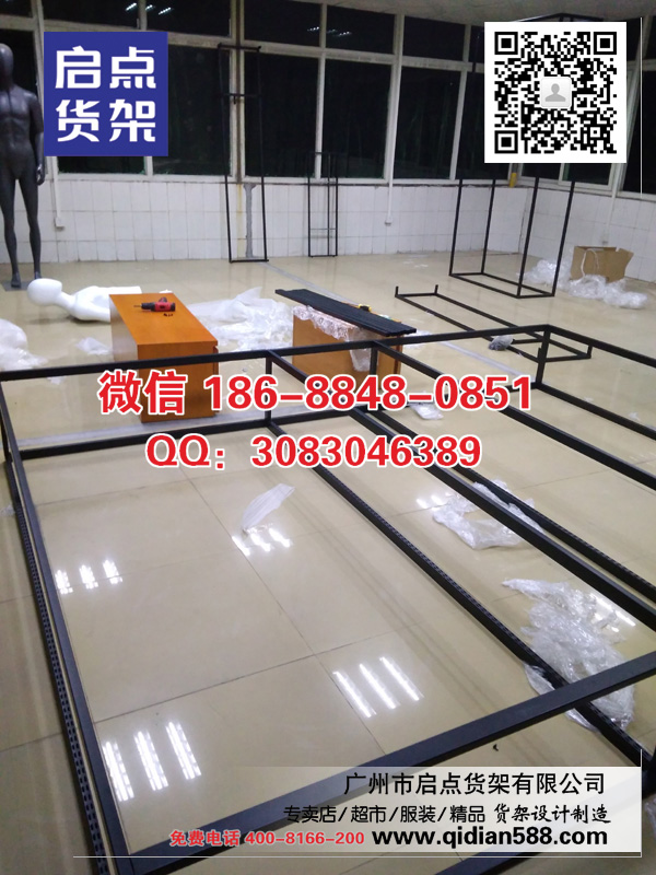 現在國內{zlx}的快時尚服裝貨架,KM男裝貨架,太平鳥男裝貨架,熱風貨架原始圖片3