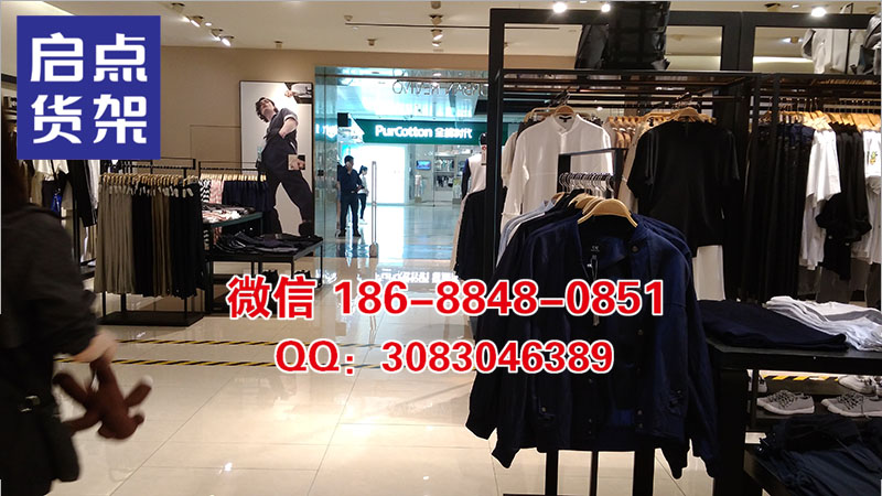 品牌貨架圖片,時尚服裝貨架,商務男裝貨架原始圖片2