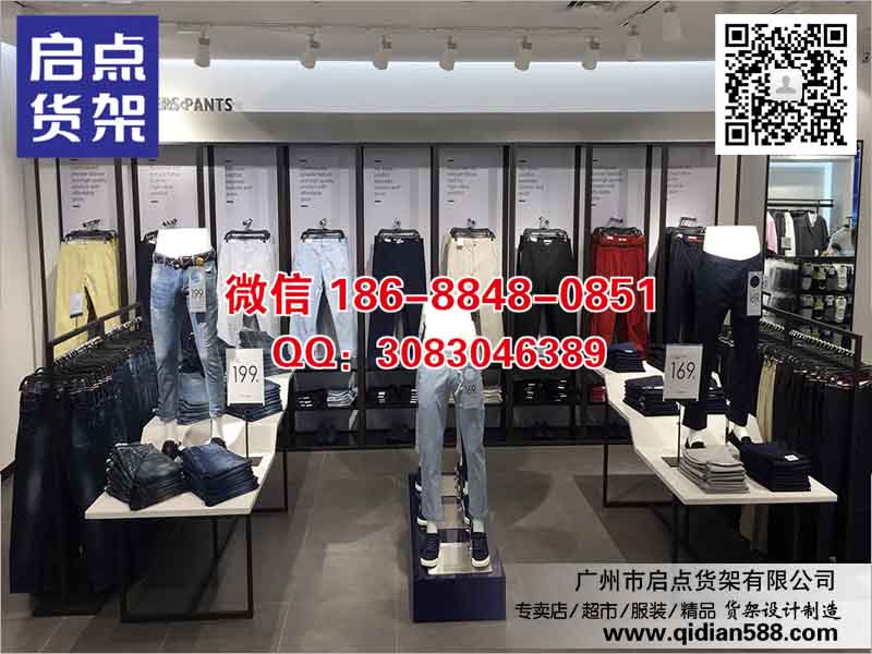 KM以星火燎原之勢燃遍全國,UR展示貨架,KM男裝貨架,商務貨架