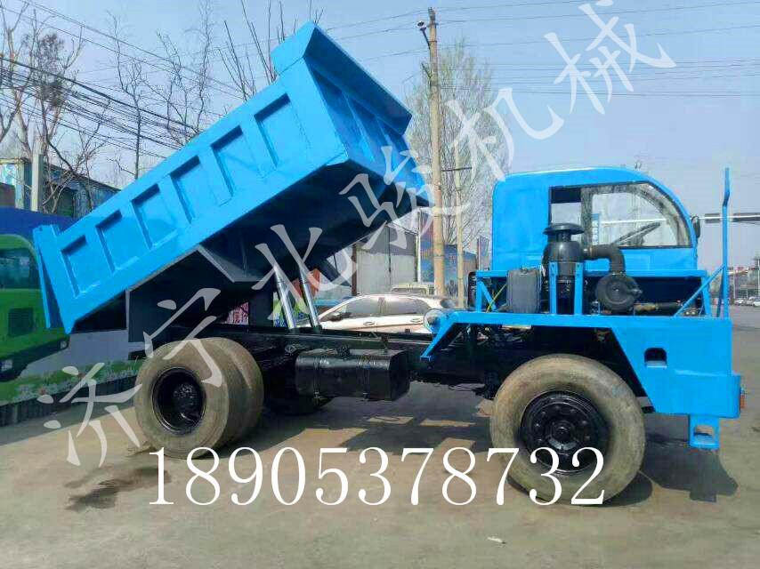 周口大型四不像拉土車 四缸翻斗四不像車 拉土拉樓板工程車原始圖片2