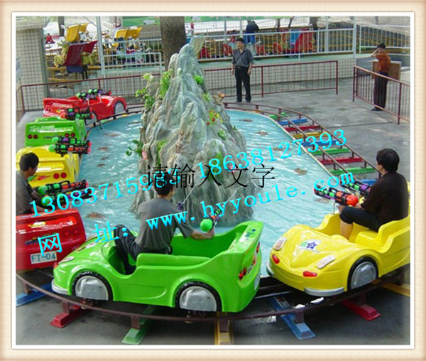 四月現(xiàn)貨水陸戰(zhàn)車兒童水上游樂設(shè)施華藝游樂設(shè)備原始圖片2