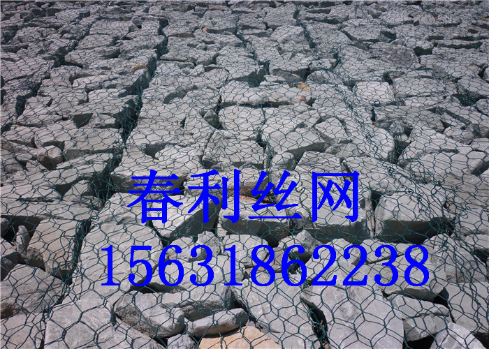 河道護(hù)岸鉛絲籠 防洪工程鉛絲石籠 鋅鋁合金石籠網(wǎng)原始圖片3