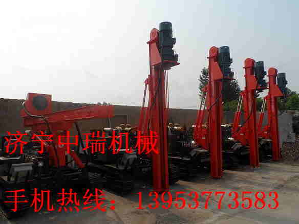 供應太陽能光伏履帶打樁機原始圖片3