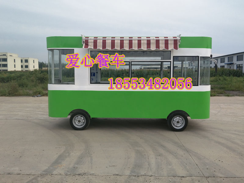 【推薦】愛心餐車直銷多功能流動餐車