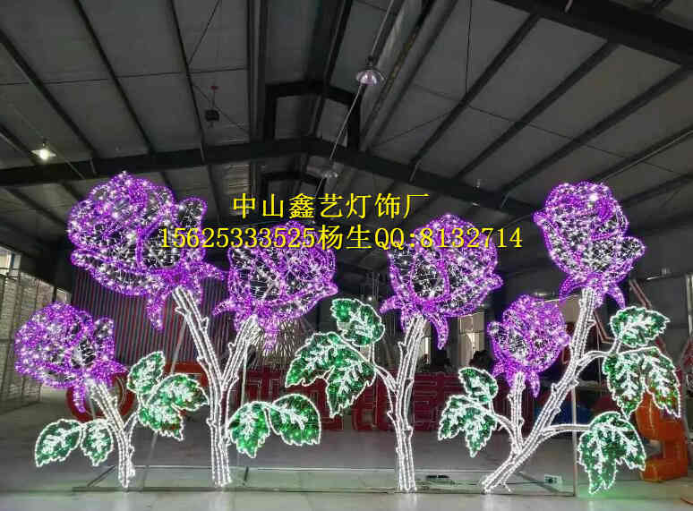 荷花 雜花 發光花造型燈 原始圖片3