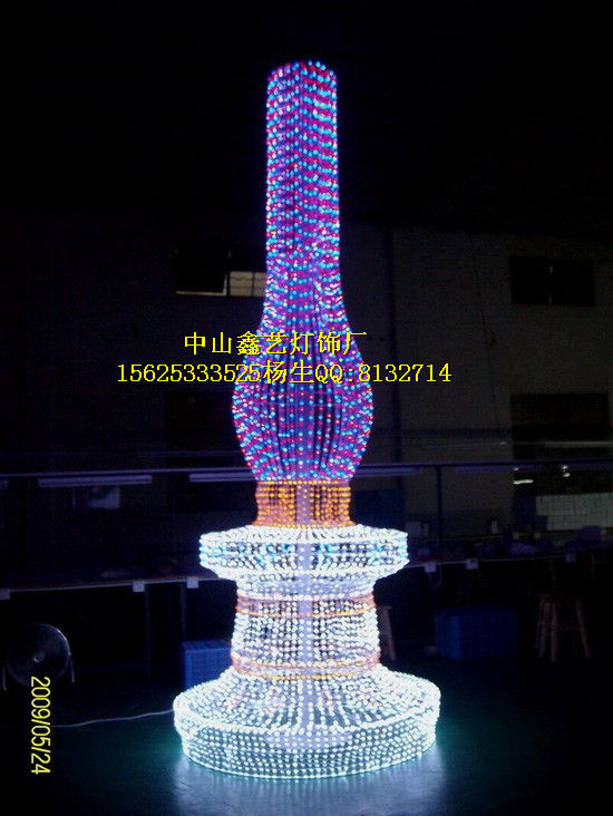 1.1米滴膠火靈鳥 造型燈火靈鳥 圖案火靈鳥原始圖片2