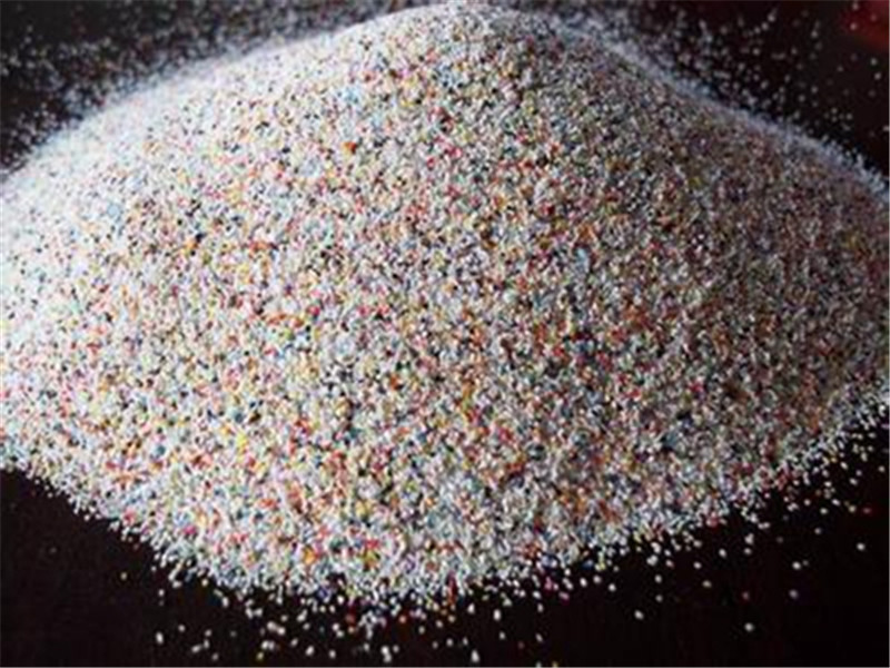 【廠家直銷】東莞品質(zhì)好的混合色樹脂彩砂：外貿(mào)地坪彩砂