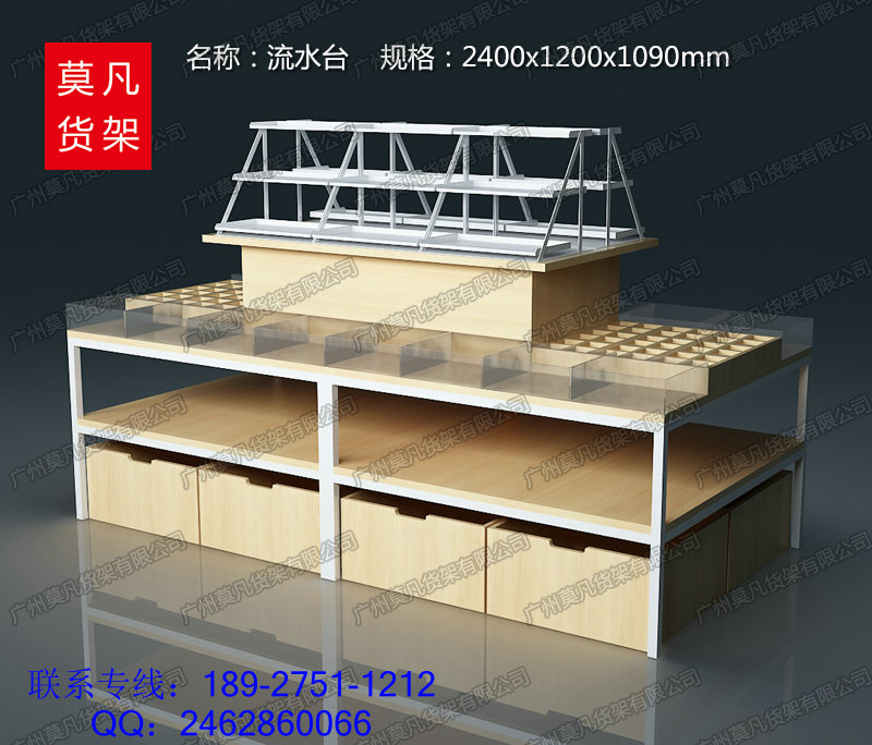 miniso名創優品貨架，飾品貨架，三福貨架，十元店貨架原始圖片3