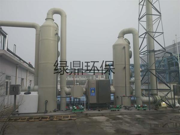 宜興綠鼎環(huán)保廠家生產(chǎn)PP凈化塔 噴淋塔 脫硫除塵 工業(yè)廢氣凈化設(shè)備原始圖片3