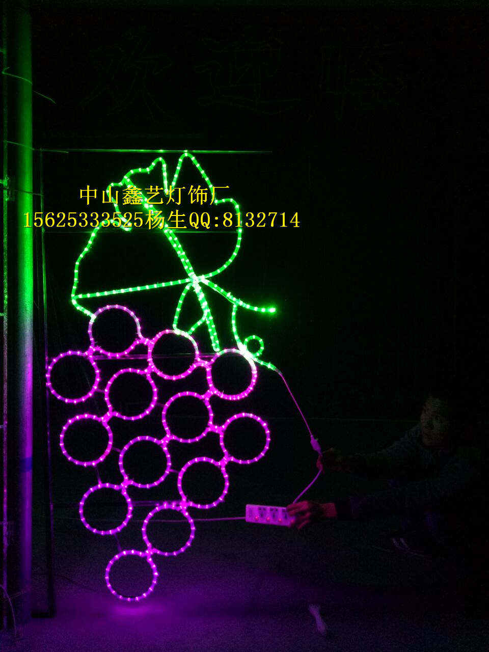 LED節日燈LED燈桿造型燈LED燈光隧道原始圖片2