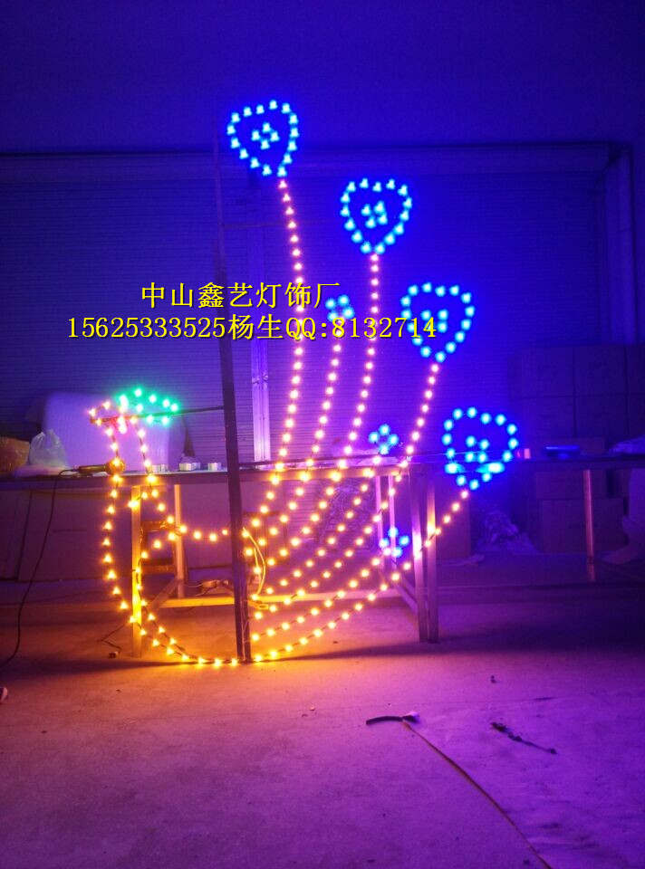 雙向發光LED防水燈串燈桿造型燈節日光雕圖案專用