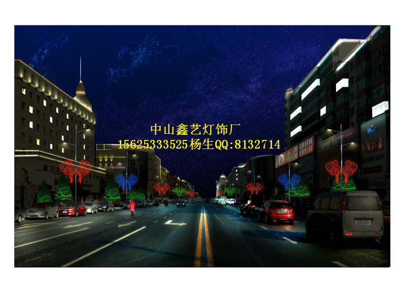雙向發光LED防水燈串燈桿造型燈節日光雕圖案專用