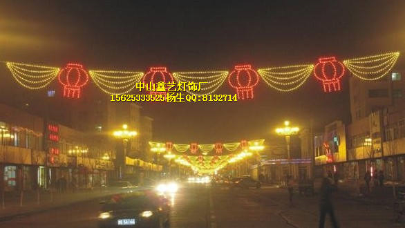 LED蝴蝶造型燈春節(jié)街道燈桿亮化