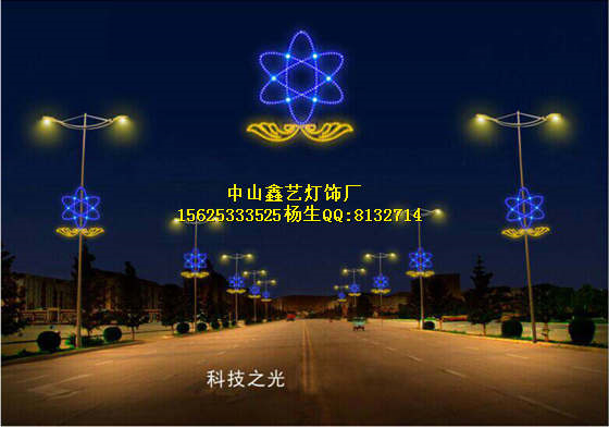   燈桿造型燈_裝飾led網燈-樹木掛件燈-中國結-燈桿