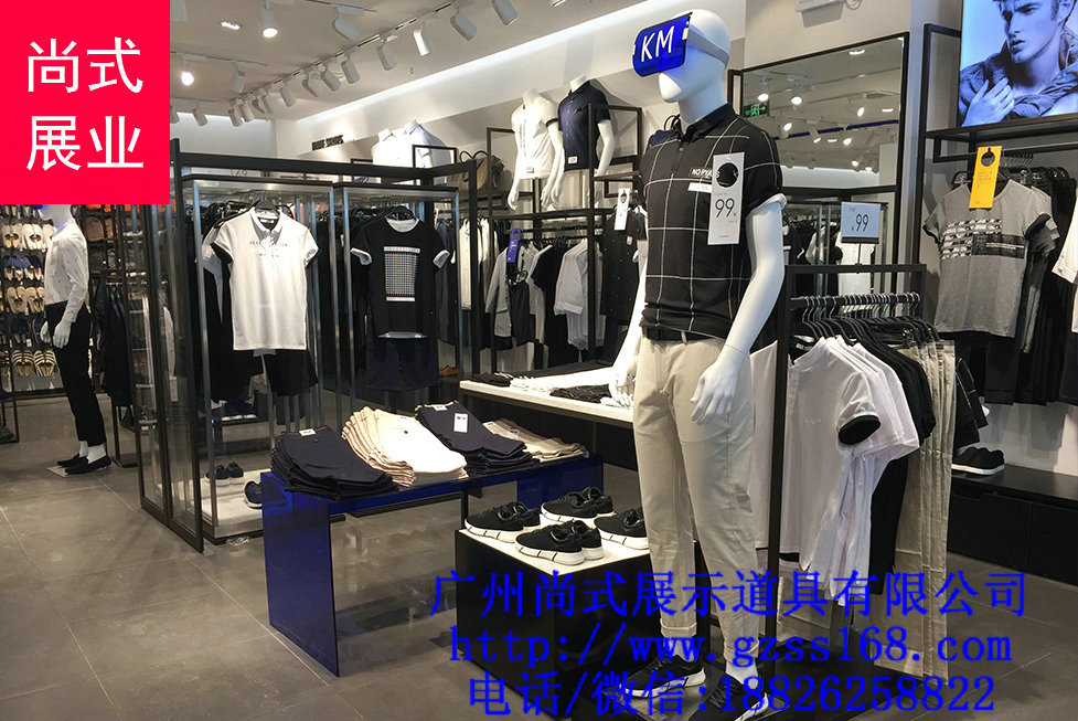 廣州服裝貨架廠家，優(yōu)質(zhì)服裝貨架，精英部落貨架