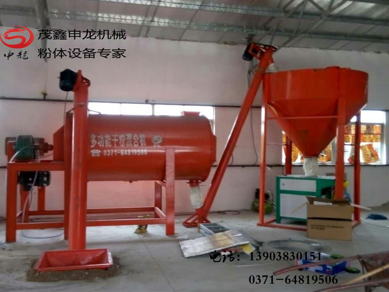 鄭州物超所值的干粉攪拌機哪里買：供銷干粉攪拌機生產(chǎn)線