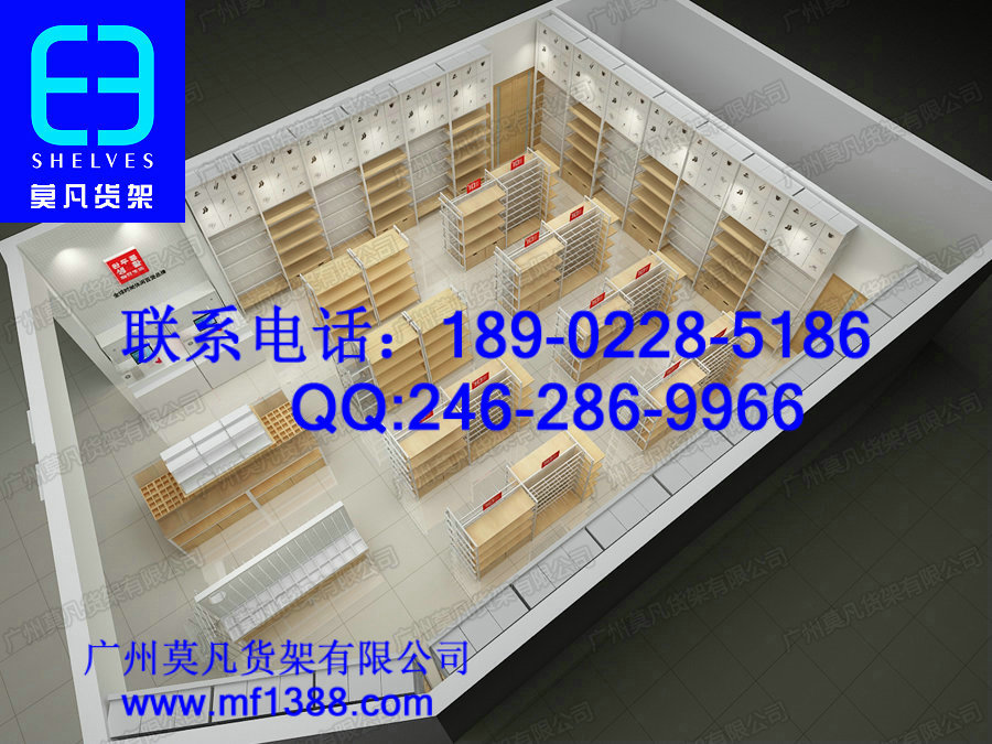 名創(chuàng)貨架，三福貨架，KM服裝貨架，熱風(fēng)貨架，名創(chuàng)優(yōu)品貨架，童裝貨架原始圖片2
