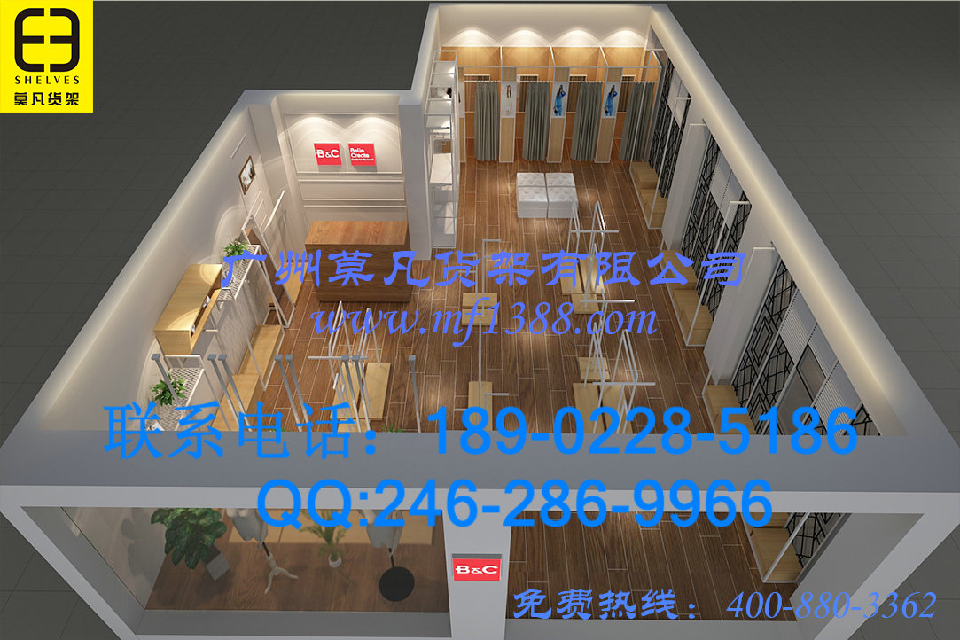 名創(chuàng)優(yōu)品貨架，名創(chuàng)貨架，莫凡貨架，三福貨架，無印良品貨架，悅詩風(fēng)吟貨架，浩酷貨架，十元店貨架原始圖片3