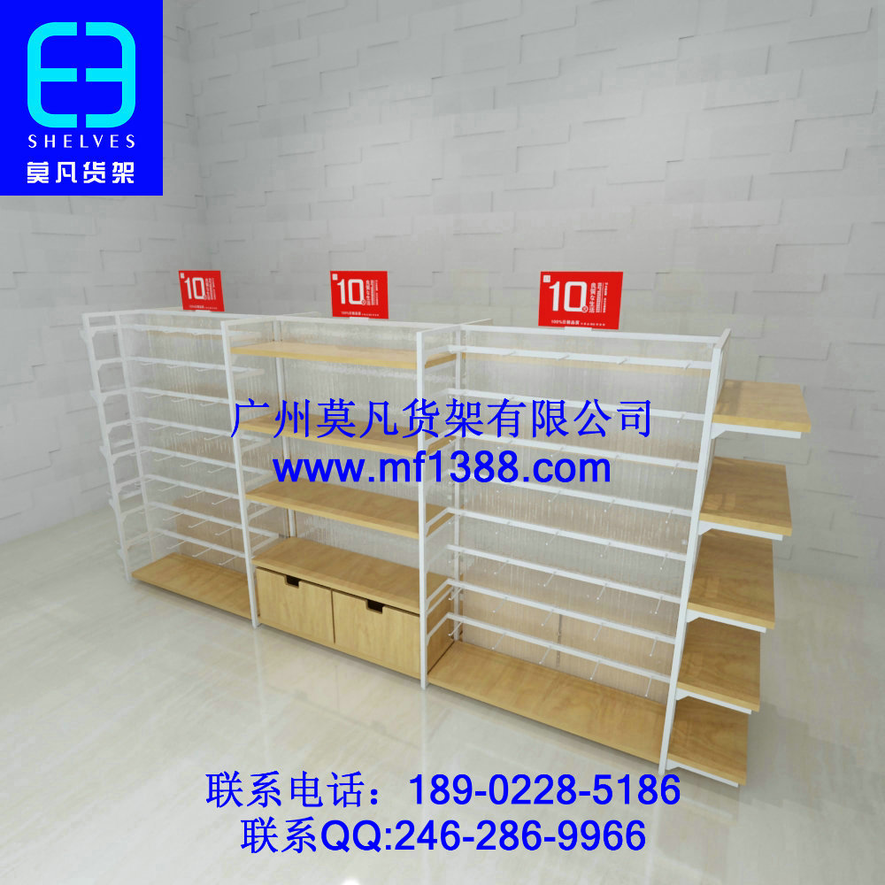 名創(chuàng)貨架，三福貨架，KM服裝貨架，熱風貨架，名創(chuàng)優(yōu)品貨架，DM服裝貨架原始圖片2