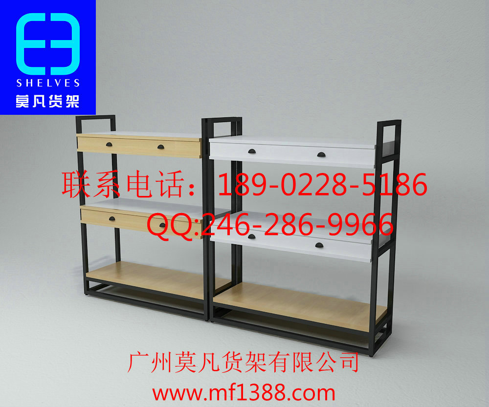 DM女裝貨架，KM男士服裝 貨架，名創(chuàng)貨架，三福貨架廠家，童裝貨架