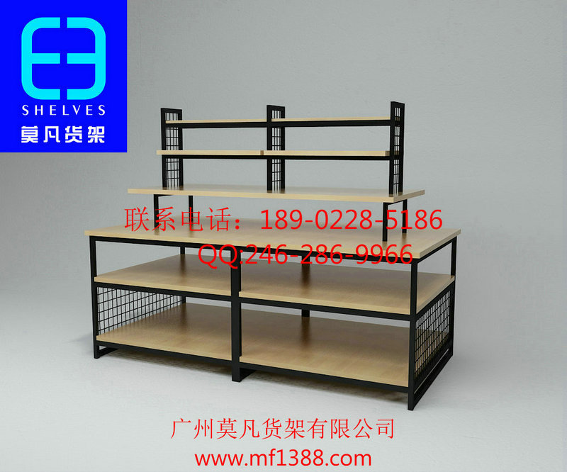 小飾品貨架，三福百貨店貨架，KM服裝貨架,名創貨架，訂做童裝貨架