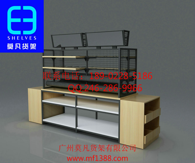 名創優品店貨架，KM服裝貨架，精品店貨架，三福貨架，名創貨架原始圖片3