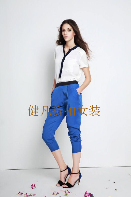 tj供應(yīng)批發(fā)廣州一線大碼品牌女裝 尾貨專(zhuān)柜折扣女裝批發(fā)原始圖片3