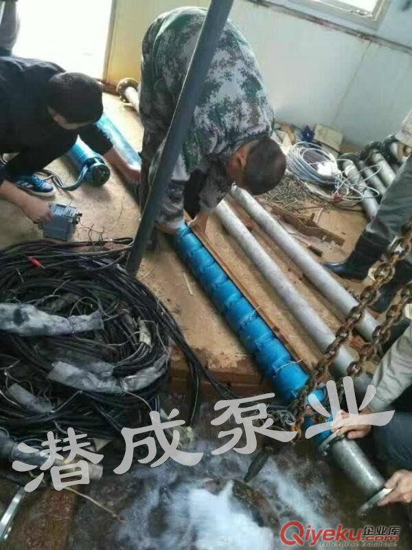 供應100度，100米熱水深井泵，供暖熱水深井泵盡在天津潛成泵業原始圖片3