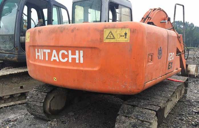 二手日立120挖機價格