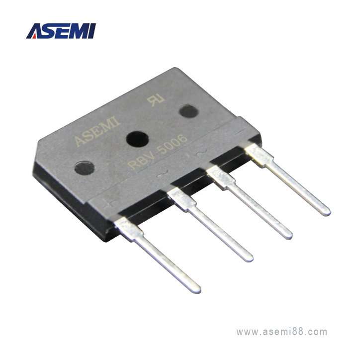 ASEMI RBV5006超薄便扁橋整流橋原理 進口大芯片原始圖片3